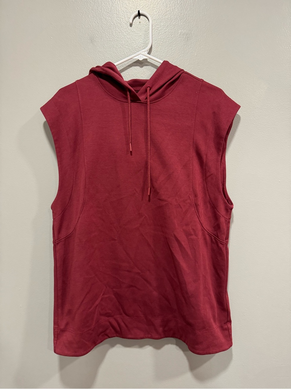 Athleta Sundown Sweatshirt In Maroon Size Small